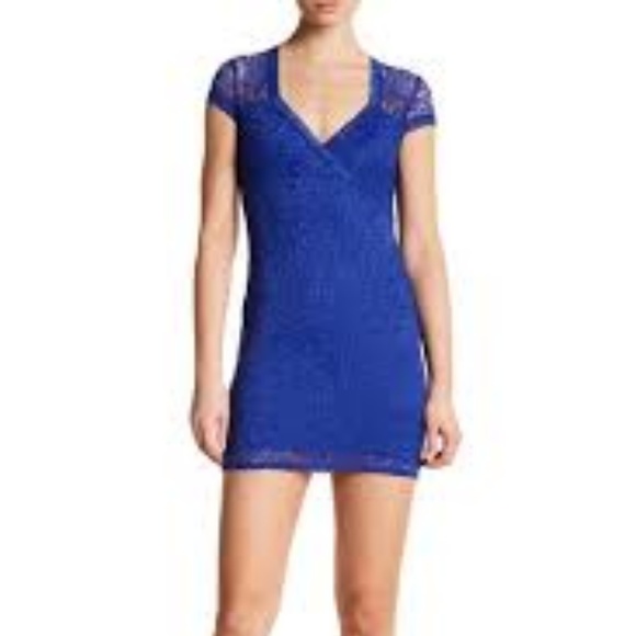 Jump Dresses & Skirts - JUMP Lace Cap Sleeve Dress